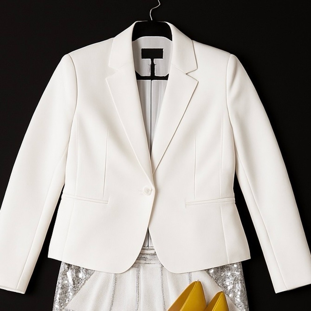 Ashley Stewart White Tailored Blazer | Women’s Plus | Excellent Condition